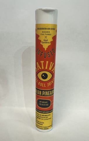 Higher Cultures | Durban Pineapple | 1G | 2pk | Solventless Pre-Roll
