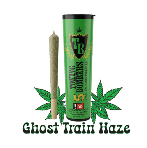BOMBERS MULTI-PACK JOINTS | GHOST TRAIN HAZE | SATIVA | 1 GRAM | X5