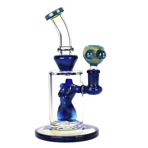Fumed Nude Bod Glass Water Pipe | 10" | 14mm F