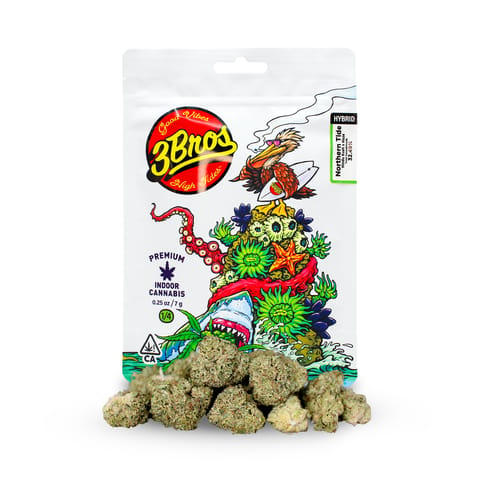 3 Bros | Indoor Flower | 3.5g | Northern Tide | Hybird