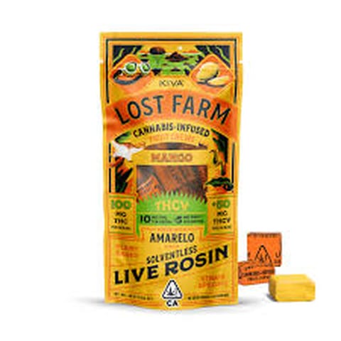 Lost Farms One Piece Gummies Cherry mango Amarelo Rosin