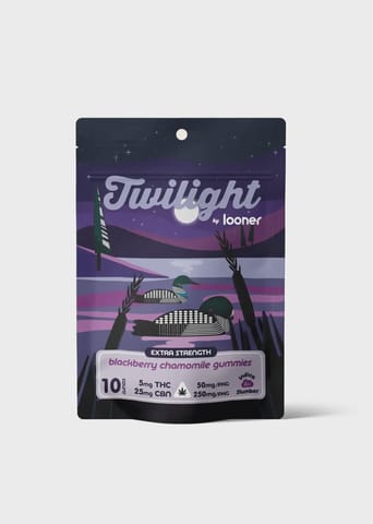 Looner - Gummies - Twilight gummies - Blackberry 25 CBN