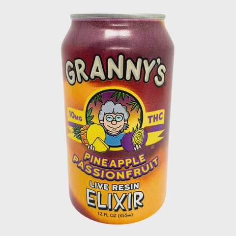 Granny's | THC Live Resin Infused Elixer | Pineapple Passionfruit
