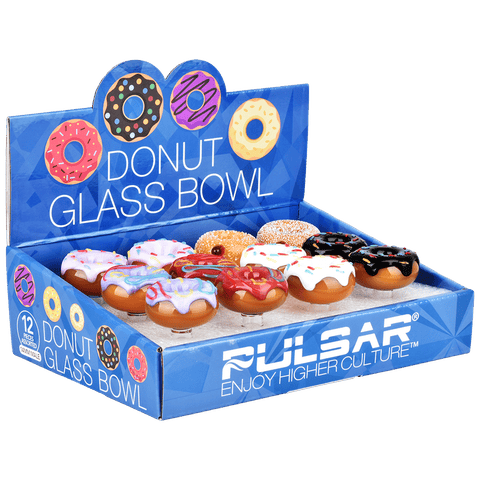 Pulsar Donuts Herb Slide | 14mm M | Assorted Colors |