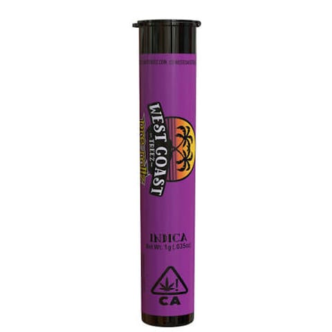 West Coast Treez | Blue Gelato | Preroll | Indica | 1g