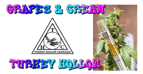 Grapes & Cream 1/2g Live Rosin Turkey Hollow