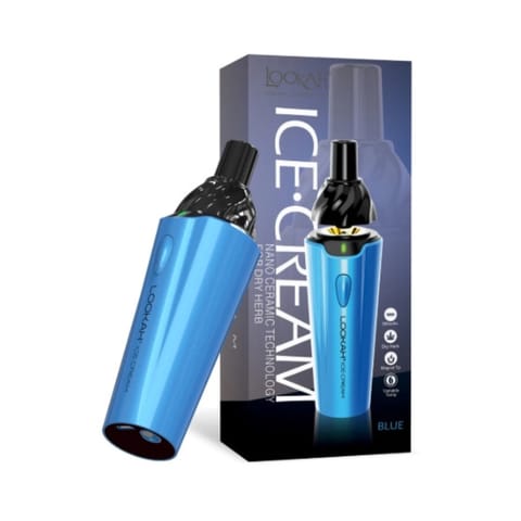 Lookah Ice Cream Dry Herb Vaporizer - Blue