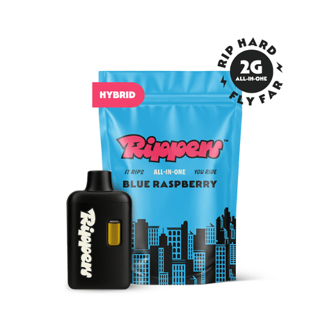 Rippers - Blue Raspberry Hybrid AIO Vape Pen - 2g