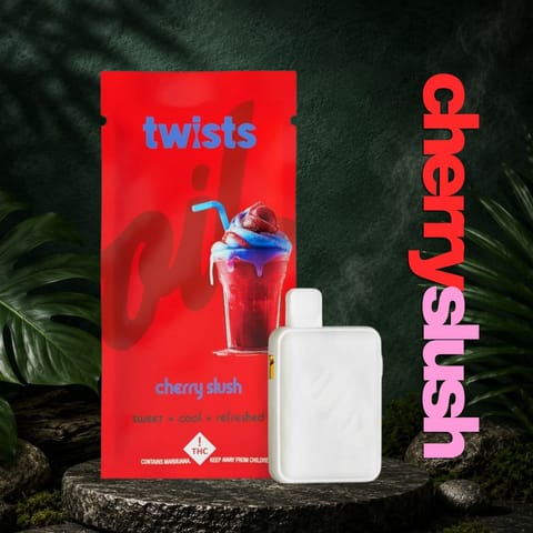 Cherry Slush 2g Oil Twists Distillate All-in-One Vape by Oil by Craft | Golden Rookie