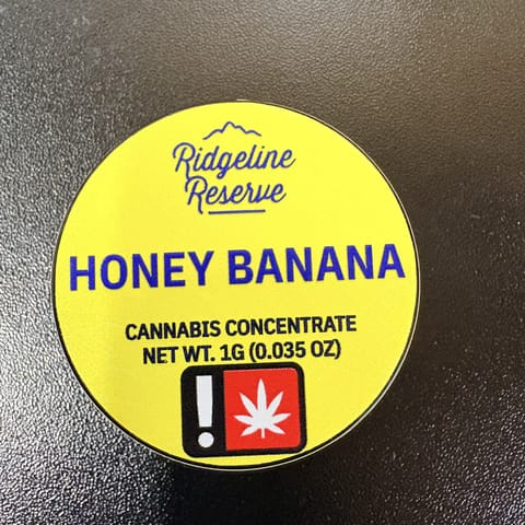 Honey Banana 1G Live Rosin (Ridgeline Reserve)