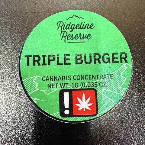 Triple Burger 1G Live Rosin (Ridgeline Reserve)