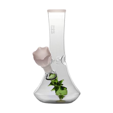 Hemper 7" Flower Vase Bong (White)