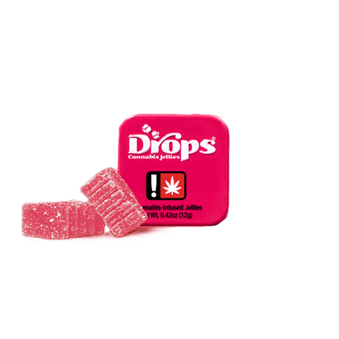 LIVE ROSIN GUMMIES | RASPBERRY | CALM ENERGY - 2:1/THC:CBD | SATIVA | 100MG TOTAL | 20 PIECES