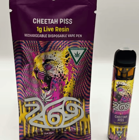 Cheetah Piss - 269 Cannabis - Disposable Vape - 1g
