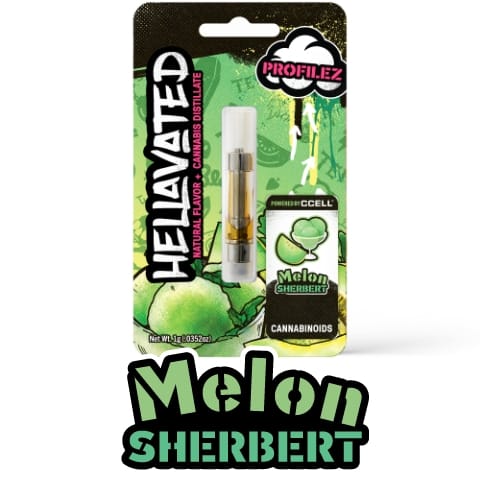 Hellavated Profilez Cartridge | Melon Sherbert 1g