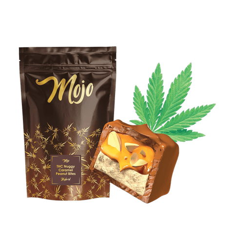 MOJO | NUGGY CARAMEL PEANUT BITES | CHOCOLATE | 200MG
