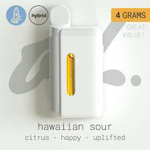Hawaiian Sour 4g Distillate All-in-One Vape by Oil by Craft | Golden Rookie