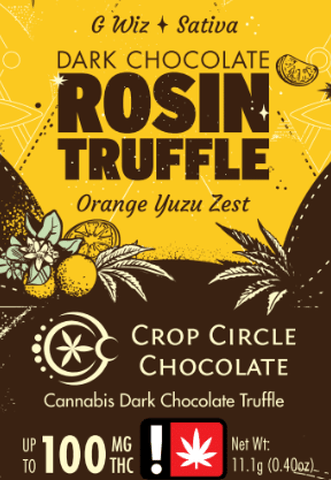 Orange Yuzu Single 100mg (Crop Circle Chocolates)