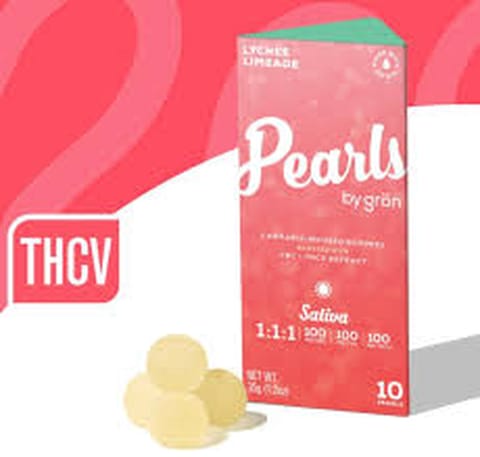 CBC:THCV:THC Lychee Limeade Pearl (Gron)