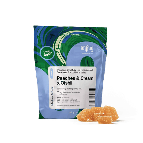 MFNY - Live Resin Gummies 10 pk - Peach x Oishii