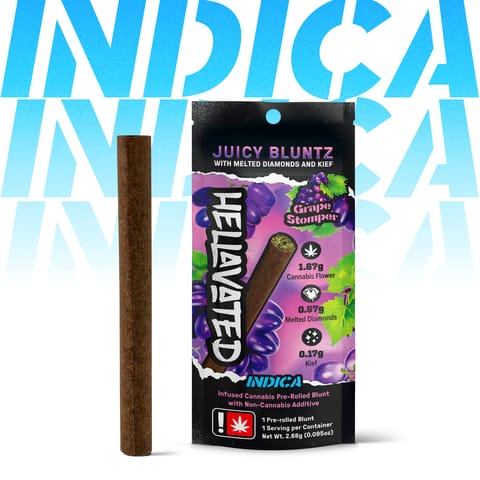 Hellavated Juicy Bluntz | Grape Stomper 2.68g