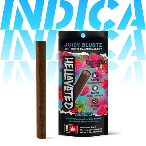 Hellavated Juicy Bluntz | Razberry Blitz 2.68g