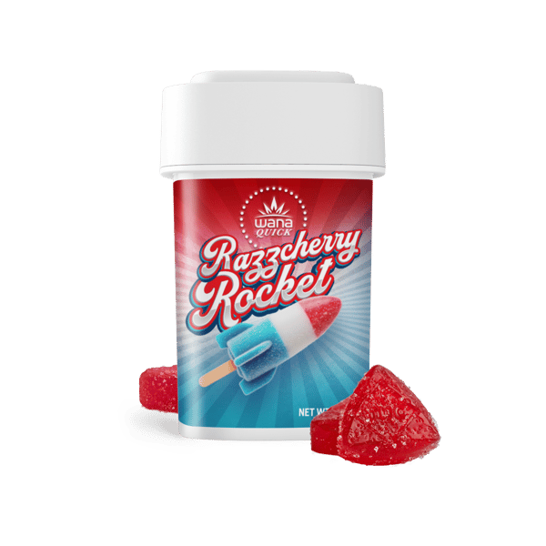 Wana Limited Edition Gummies | Razzcherry Rocket Sativa 100mg Rec