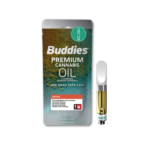 Buddies Distillate Cartridge | Lemon Meringue 1g