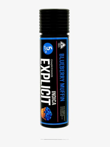 KB - EXPLICIT - INFUSED PREROLL MULTIPACK - BLUEBERRY MUFFIN - 5G