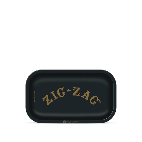 Zig-Zag Black Rolling Tray