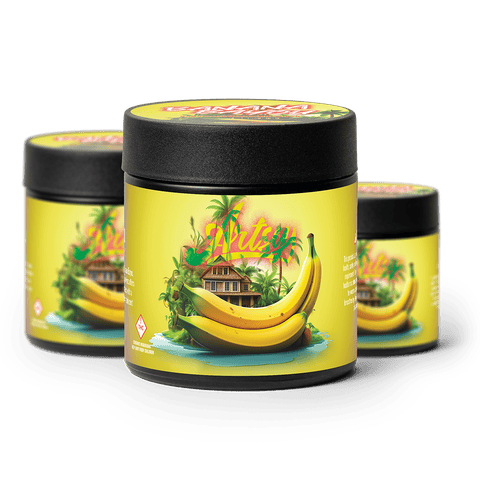 Artsy Cannabis Quarter Jar | Banana Bayou 7g Rec - | Quarter
