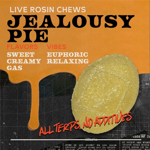 Jealousy Pie 100mg 10pk - Live Rosin Chews