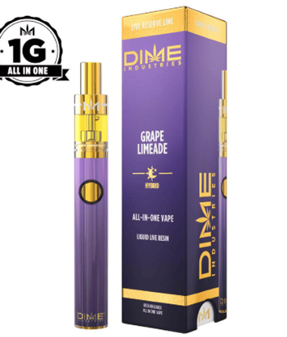 Dime Industries | Grape Limeade | Live Reserve All In One | Hybrid | 1g
