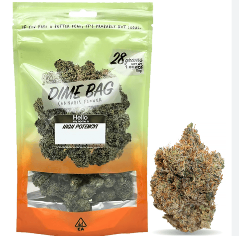 Dime Bag | Space Dropz | Sativa | 28g | Bag