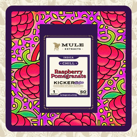 Raspberry Pomegranate: Kicker Single (50mg)