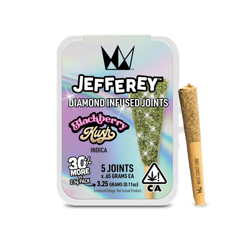 KB - WEST COAST CURE - INFUSED PREROLL MULTIPACK - BLACKBERRY KUSH - 3.25G
