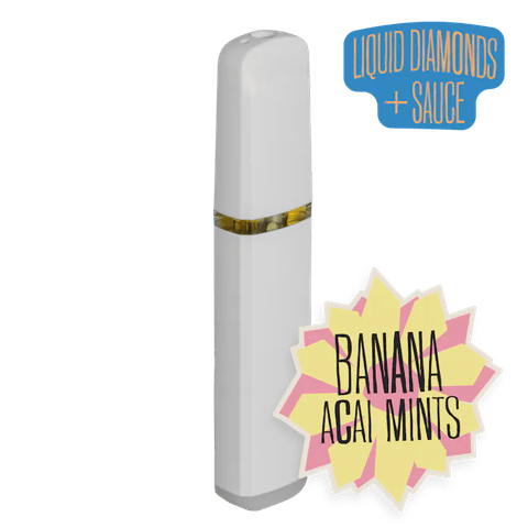 District Cannabis | Banana Acai Mints (Liquid Diamond & Sauce) | Dispo Cart 1g