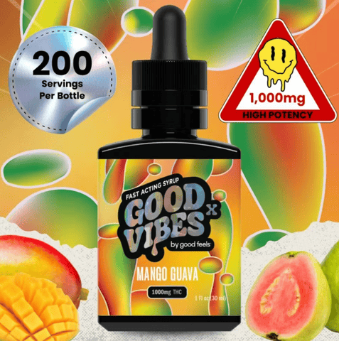 Good Vibes X | Mango Guava Syrup | 1000mg