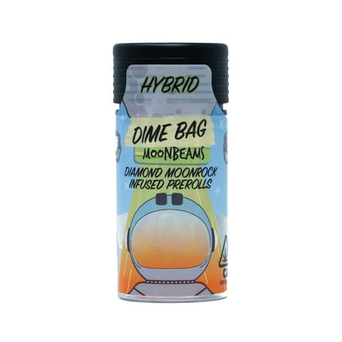 Dime Bag - Sunset Sherbert - Indica Diamond Moonrock 5pk Prerolls | 2.5G