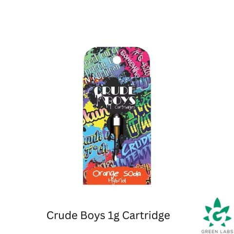 (REC) Crude Boys 1g Cartridge - Orange Soda (Hybrid) - 1.0g