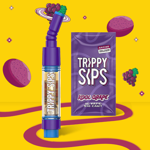 : Trippy Sips - 1.0G VC - Kool Grape