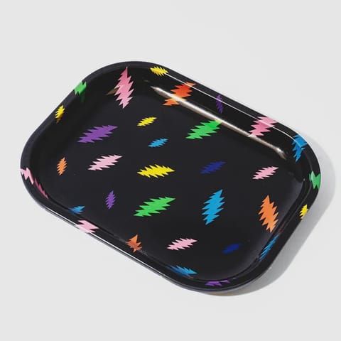 Blazy Susan - Medium Rolling Tray w/ Magnetic lid