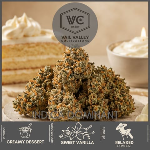 Gelato Cake 1g Cannabis Flower by Vail Valley Cultivations | Golden Rookie
