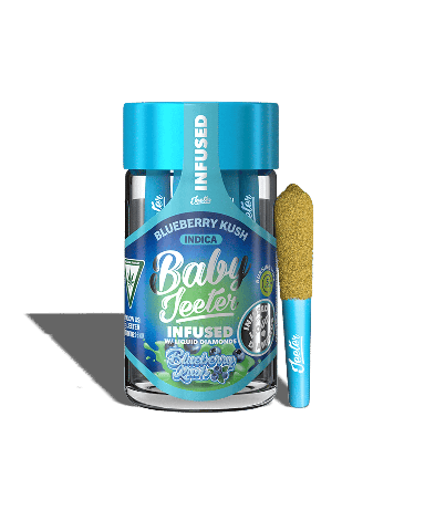 Baby Jeeter - Infused .5g 5pk Prerolls - Blueberry Kush