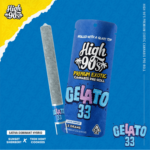 Gelato 33 - 1.5G - High Roller Pre Roll