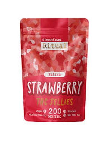 Strawberry 200mg THC Jellies | Ritual x Fresh Coast