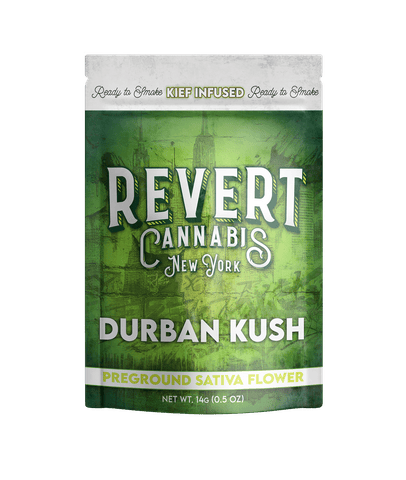 Revert - Kief Infused Ground Flower 14g - Durban Kush