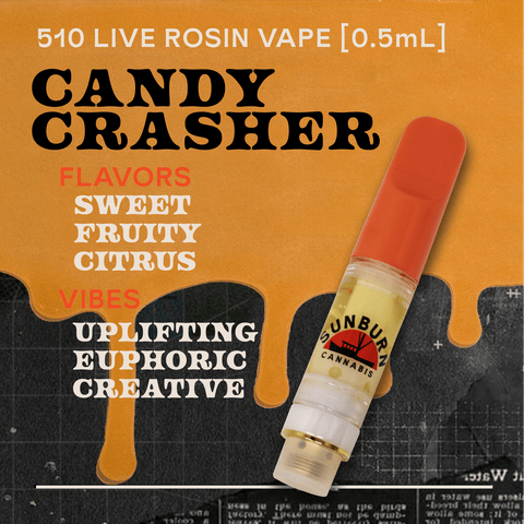 Candy Crasher - 0.5g Live Rosin Cartridge