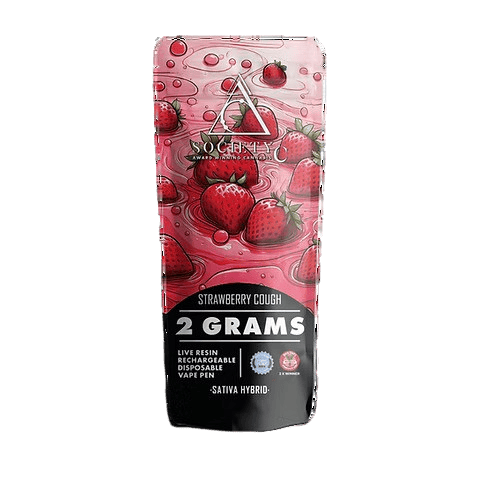 Society C Live Resin Disposable Strawberry Cough 2g