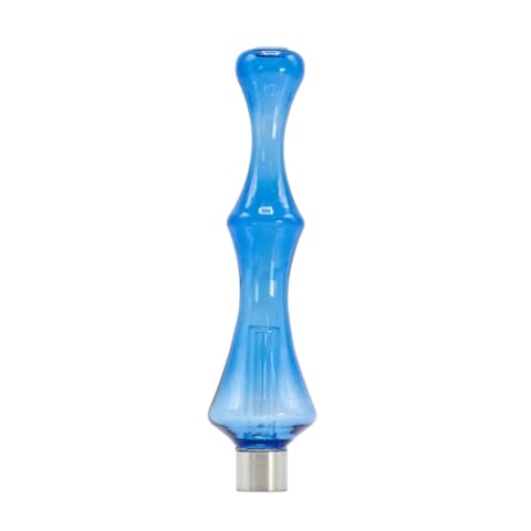 6" Wave Glass Nectar Collector - Blue